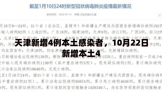 天津新增4例本土感染者，10月22日新增本土4
