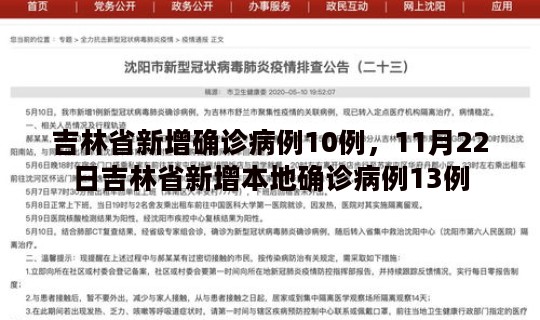 吉林省新增确诊病例10例，11月22日吉林省新增本地确诊病例13例