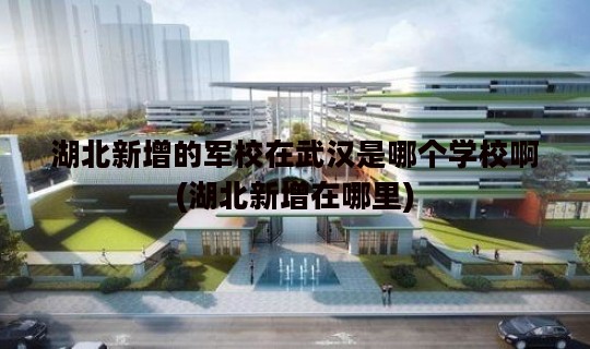 湖北新增的军校在武汉是哪个学校啊(湖北新增在哪里)
