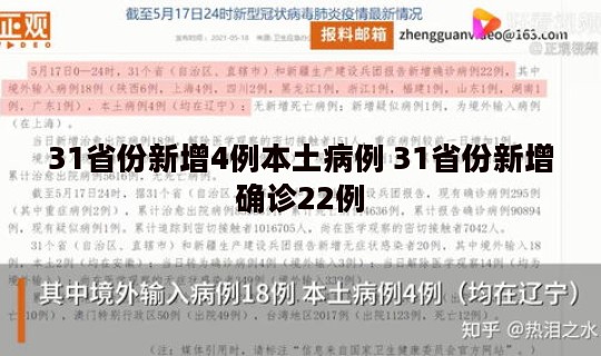31省份新增4例本土病例 31省份新增确诊22例