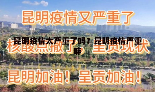 昆明疫情太严重了吗？昆明疫情严重嘛