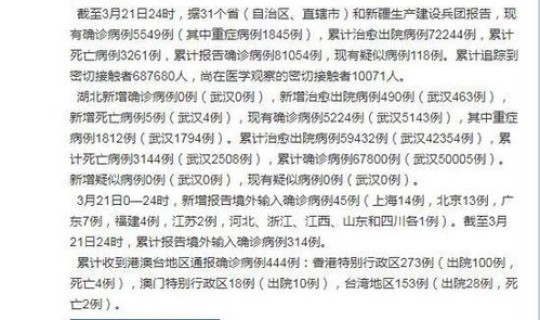31省区市新增4例本土病例疫情？诺如病毒多少例为疫情