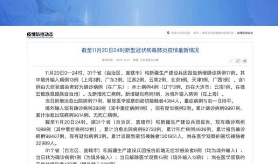 山东临沂新增确诊病例 11月30日临沂新增7例本土确诊病例和45例本土无症状感染者