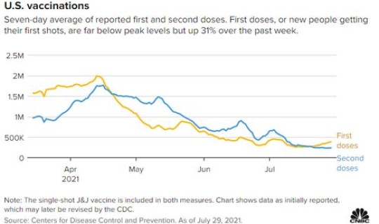 美国新冠超954万？美国多少人接种疫苗后感染新冠