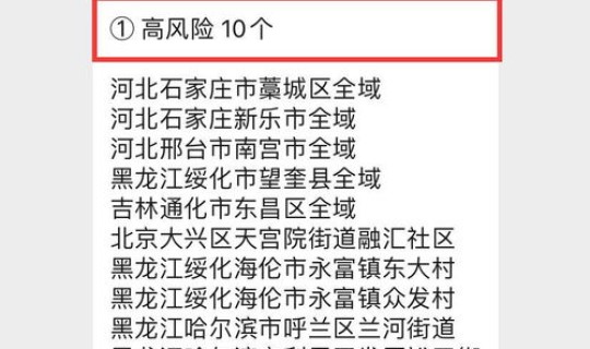 今天全国最新疫情最新消息1号公告？最新疫情风险等级地区名单2020年11月最新隔离政策