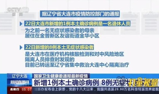 辽宁大连新增1例本土确诊病例在哪 辽宁省新增3例本土确诊病例