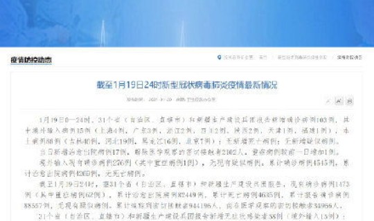 31省市疫情最新报告(全国疫情最新情况)