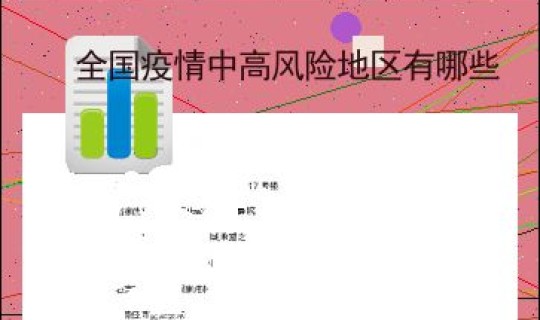 中高风险地区目前有哪些	，什么是高风险