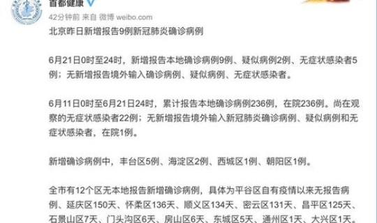北京新增确诊病例数是男是女 北京新增病例系此前确诊病例女婿