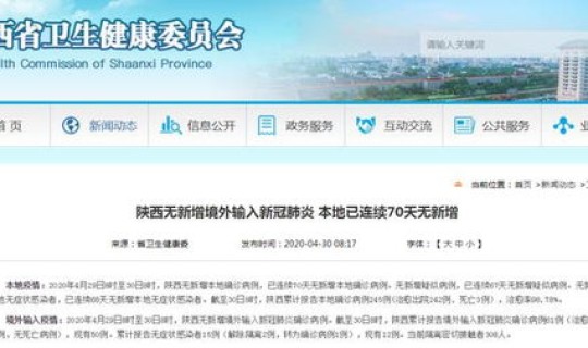 陕西今天有没有新增新冠肺炎？新冠性肺炎症状