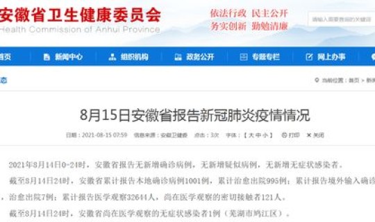 宿州疫情最新报道消息，安徽省宿州市有疫情吗