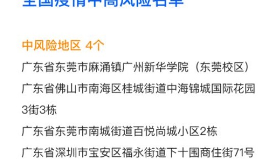 东莞有无新增病例 广东新病毒叫什么