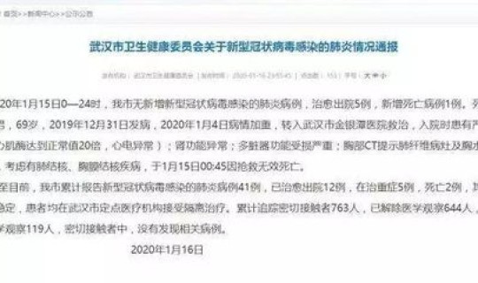 武汉新增19例，武汉最近传染病毒
