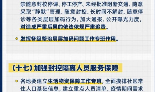 防疫二十条措施最新 防疫20条措施 防疫二十条措施最新 防疫20条措施
