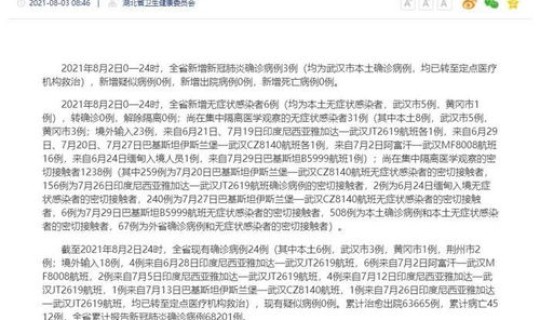 湖北新增4例本土无症状感染者，12月4日湖北新增本土确诊病例11例