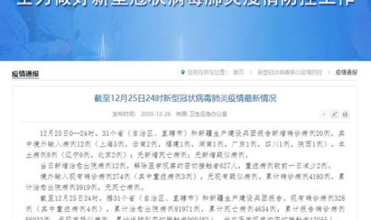 31省新增疫情最新消息 中国流感疫情最新消息