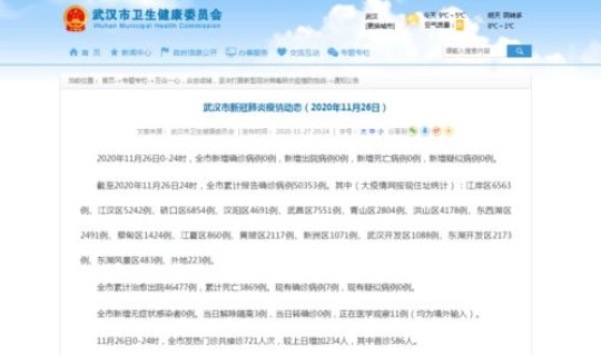 中山疫情最新动态数据(11月26日中山市新冠肺炎疫情情况)