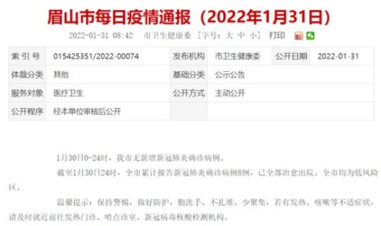 四川新增确诊病例是哪些市(四川确诊病例最新情况)