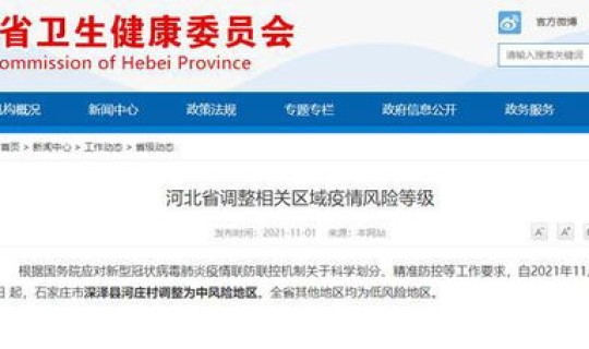 石家庄深泽疫情最新消息2021年(河北石家庄深泽县1地升高风险)