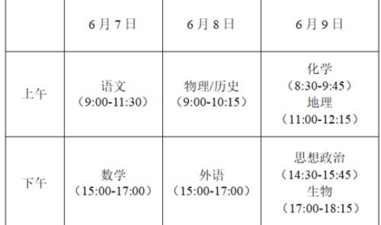 江苏高考时间2024年具体时间?2023江苏高考时间表 江苏高考时间2024年具体时间?2023江苏高考时间表