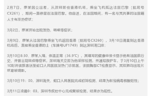 山东今日境外输入病例行动轨迹 山东输入病例在哪里