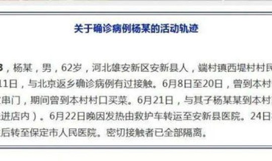 北京大兴出现确诊病例行动轨迹？北京大兴医院官网