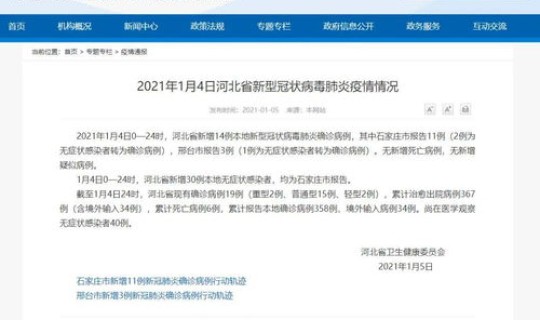 石家庄新增11例确诊轨迹详情(石家庄疫情最新消息今天新增人数)