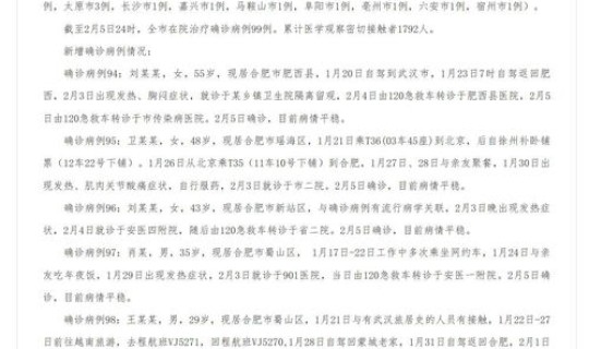 合肥新增病例轨迹？合肥有新增病例吗