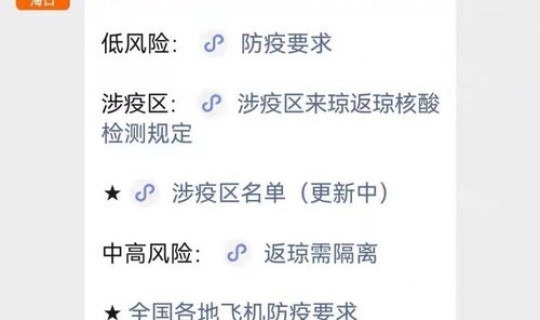 海南最新疫情最新报告(进入海南的最新规定)