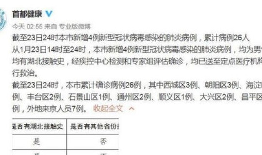 北京昌平确诊新型冠状病毒(北京最近出现的病毒)