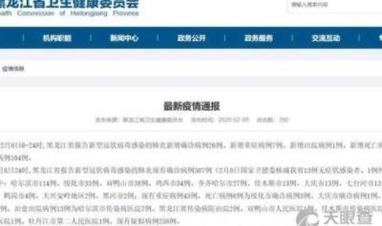 黑龙江最新传染病疫情(黑龙江省传染病防治院地址)