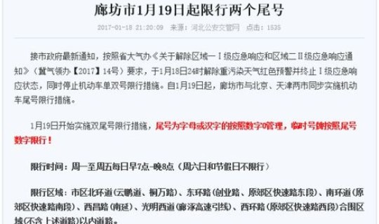 今天限行尾号是什么？，本月限行尾号