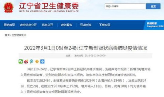 辽宁是疫情中高风险区(辽宁最新疫情风险区域)