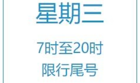 北京尾号限行下次轮换时间(北京周三限行尾号是多少)
