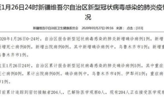 29日国内新增新型冠状病毒病例？今天全国新增新型冠状病毒最新消息