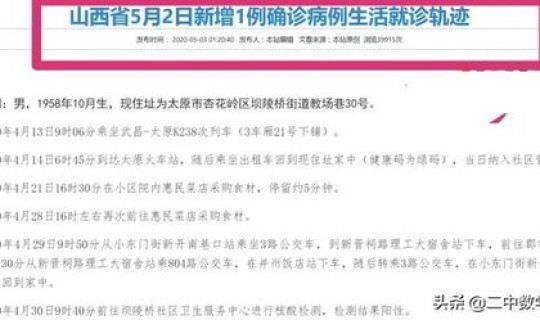 山西新增疑似病例？山西确诊病例最新情况