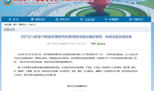 莱西新冠肺炎确诊病例多少(新型肺炎的症状有哪些症状)