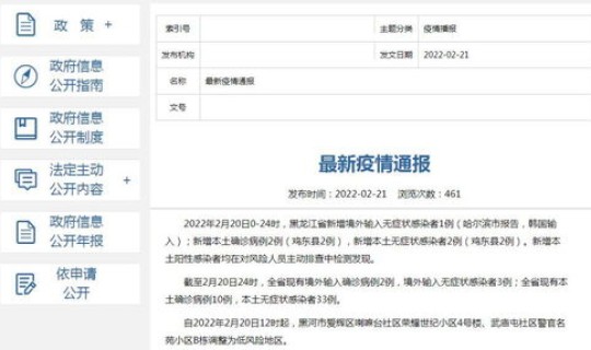哈尔滨新增本土确诊6例! 11月6日哈尔滨市新增本土新冠肺炎确诊病例7例活动轨迹