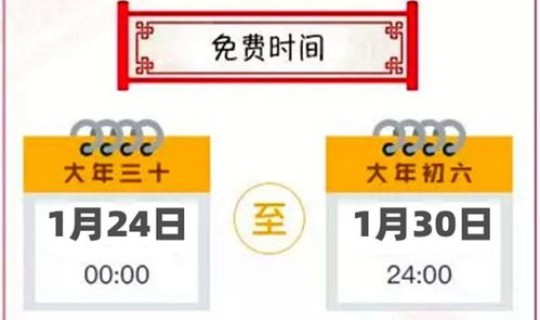 2022年高速路免费时间规定(放假高速公路免费时间)