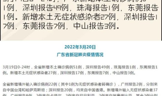 广东 本土确诊 广东