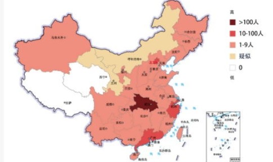 目前疫情省份排行 疫情严重的十个省份