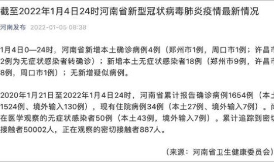 河南新增3例本土感染者？河南3例无症状感染者