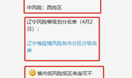 辽宁高风险地区查询 高风险名单