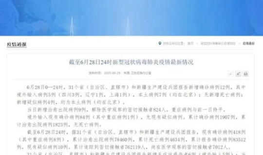 昨日河北新增本土病例？31省市新增本土病例最新消息