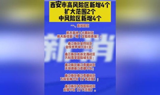 西安那个区是高风险区，高风险区
