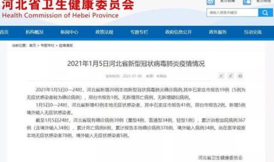 河北病情轨迹最新消息 河北新增确诊病例活动轨迹