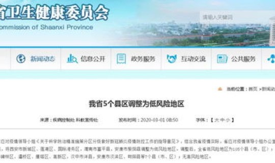 西安属于低风险区嘛？中低风险是几级