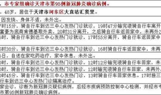天津市疫情消息最新情况(疫情最新消息今天)