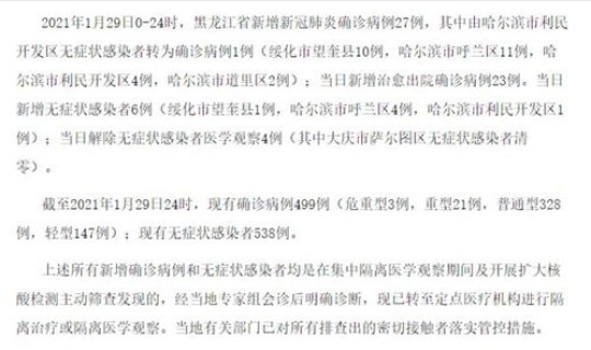 黑龙江新增27例确诊病例(黑龙江多少艾滋病患者) 黑龙江新增27例确诊病例(黑龙江多少艾滋病患者)