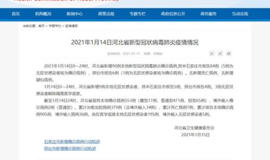 石家庄新增40例轨迹?石家庄新增病例 石家庄新增40例轨迹?石家庄新增病例